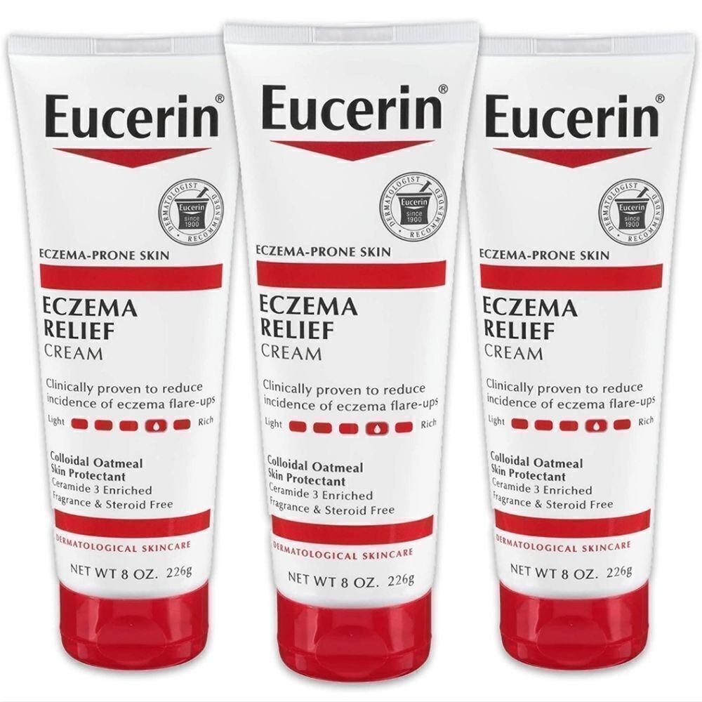 Eucerin Eczema Relief Cream - Full Body Lotion for Eczema-Prone Skin - 8 Ounce